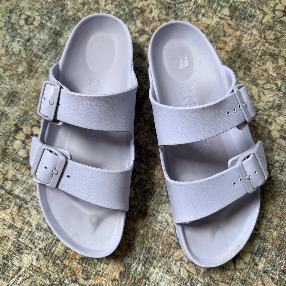Birkenstock Arizona EVA Sandals Purple Lavender Slides Womens 40 L9 M7